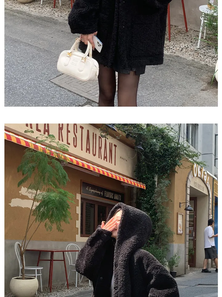 피글렛 양기모후드 무스탕 오버핏 후드집업 후리스 오버핏자켓 오버핏후드티 기모후드집업 투웨이후드집업 후드가디건 상세 이미지 19