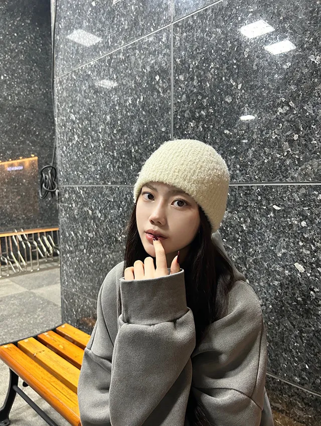 [묶음세일]블루베리 부클 데일리 일자핏 툼 비니 5color 상세 이미지 22