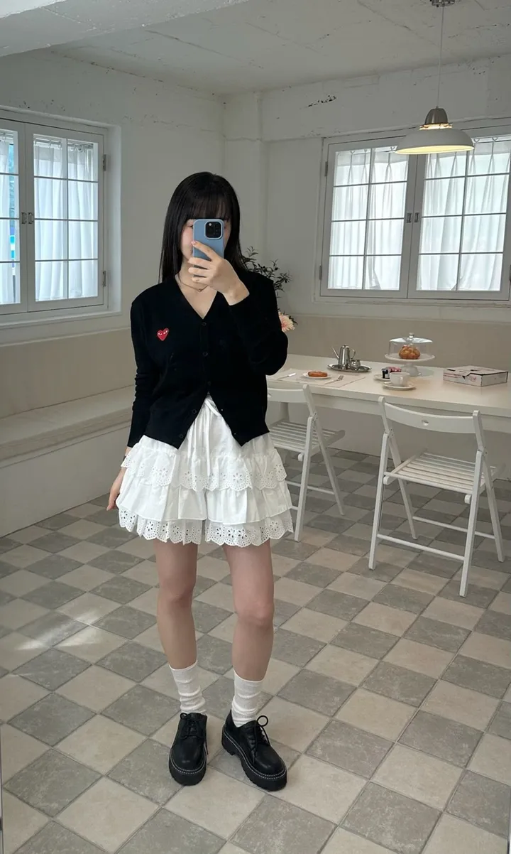 하트 가디건 브이넥 데일리 빠른출고 4color 상세 이미지 26