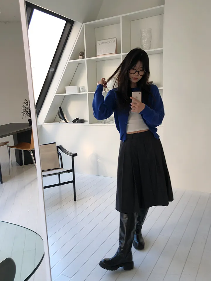 [MD적극추천🤍/후기극찬✨] basic round button cardigan 상세 이미지 27