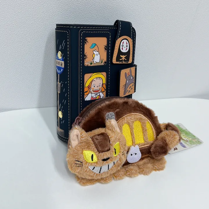 [당일발송] 고양이 버스 인형 동전지갑 지퍼미니 파우치 키링 상세 이미지 2