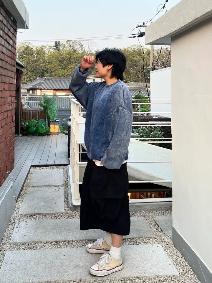 (누적 1000장)(4COLOR) 빅포켓 나일론 8부 카고팬츠 (카고반바지, 여름반바지, 8부팬츠, 와이드반바지, 카고하프팬츠, 나일론팬츠) 상세 이미지 53