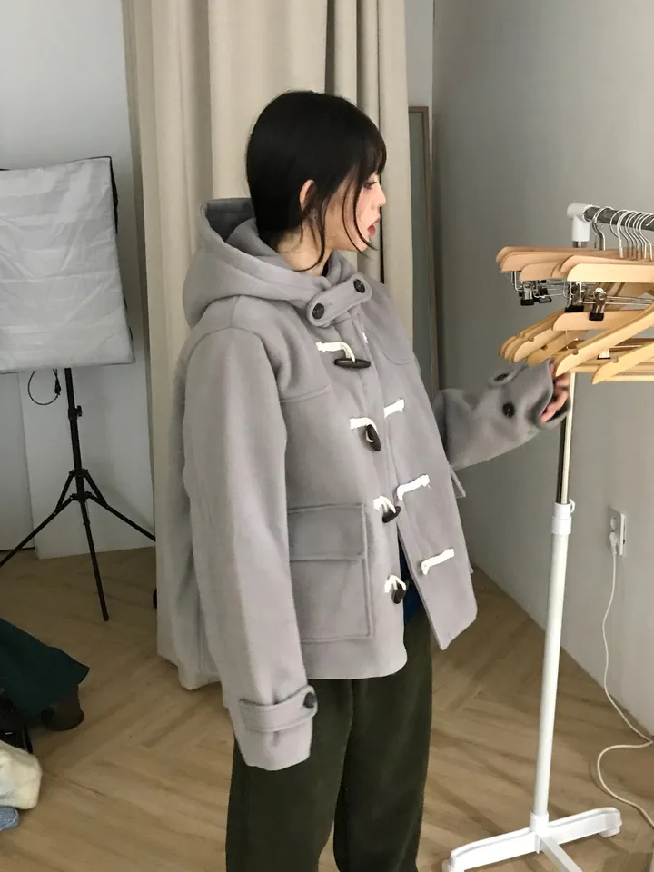 Pleasure duffle short coat 플레저 더플 숏 떡볶이 코트 상세 이미지 24