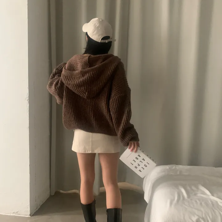 [단독!2가지버전!🤎/저렴이X] 폭닥 아방핏, 벌룬 투웨이 꽈배기 후드니트 집업 - 5color 상세 이미지 26