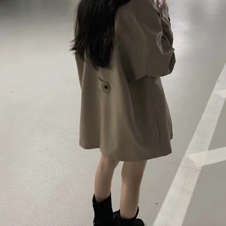 [힙덮는기장감~/블랙 당일출고🎉] 자체제작 #크치Made 오디너리 롤업 오버핏 하프 레더자켓 - jk 상세 이미지 54