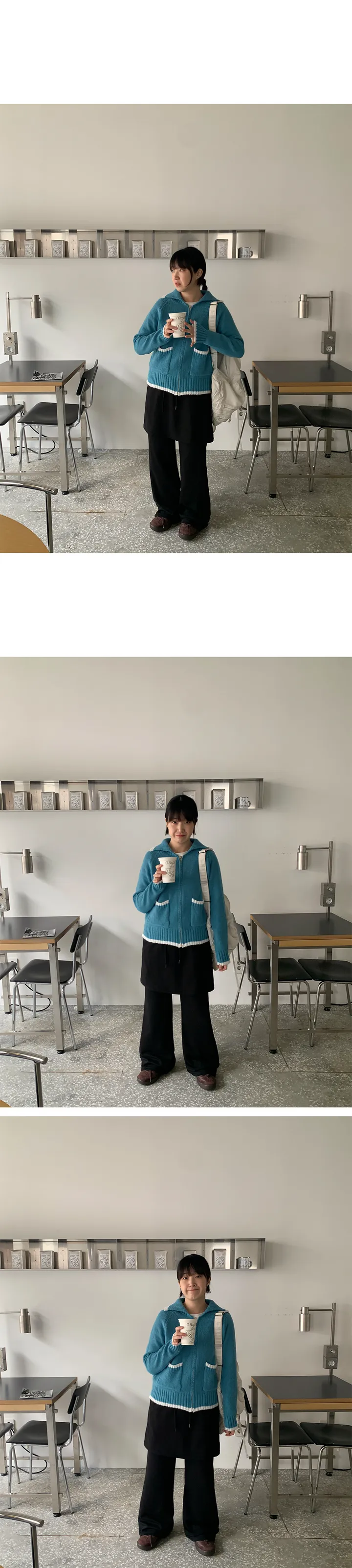 [1천장돌파][BAONHAUS] 레반 밴딩 레이어드 스커트 팬츠 상세 이미지 8