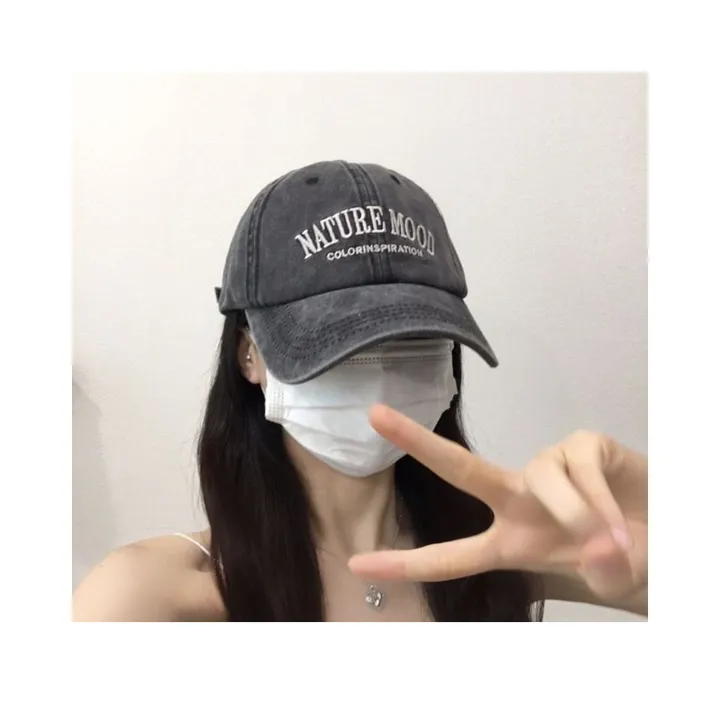 [추가할인/당일출고] 내추럴무드 워싱 피그먼트 볼캡 - 데일리 레터링 남녀공용 소두핏 대두커버 봄 여름 가을 신상 빅사이즈 상세 이미지 26