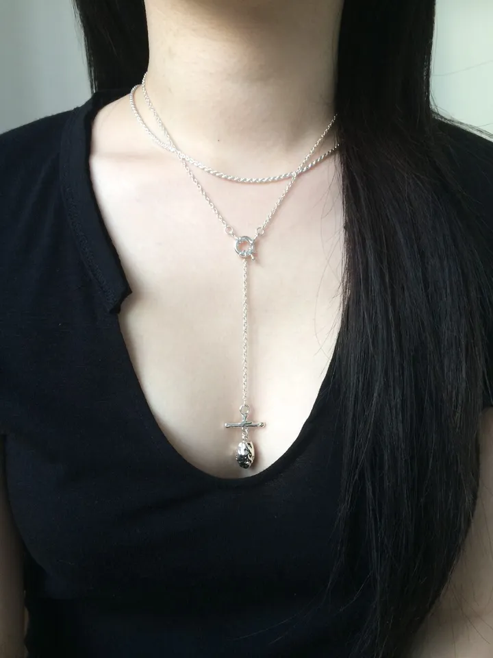 toggle&bar chain necklace 상세 이미지 7