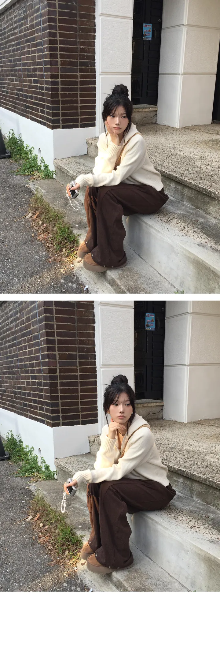 [데일리] 버기 니트 후드 집업 - 6color 상세 이미지 7