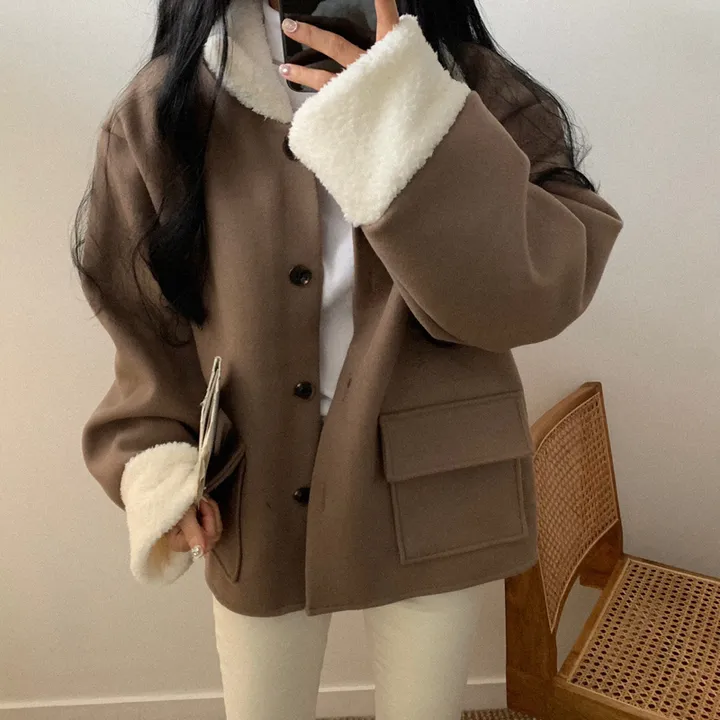 [가격실화?!] 겨울 몽글몽글한 모직 자켓 상세 이미지 95