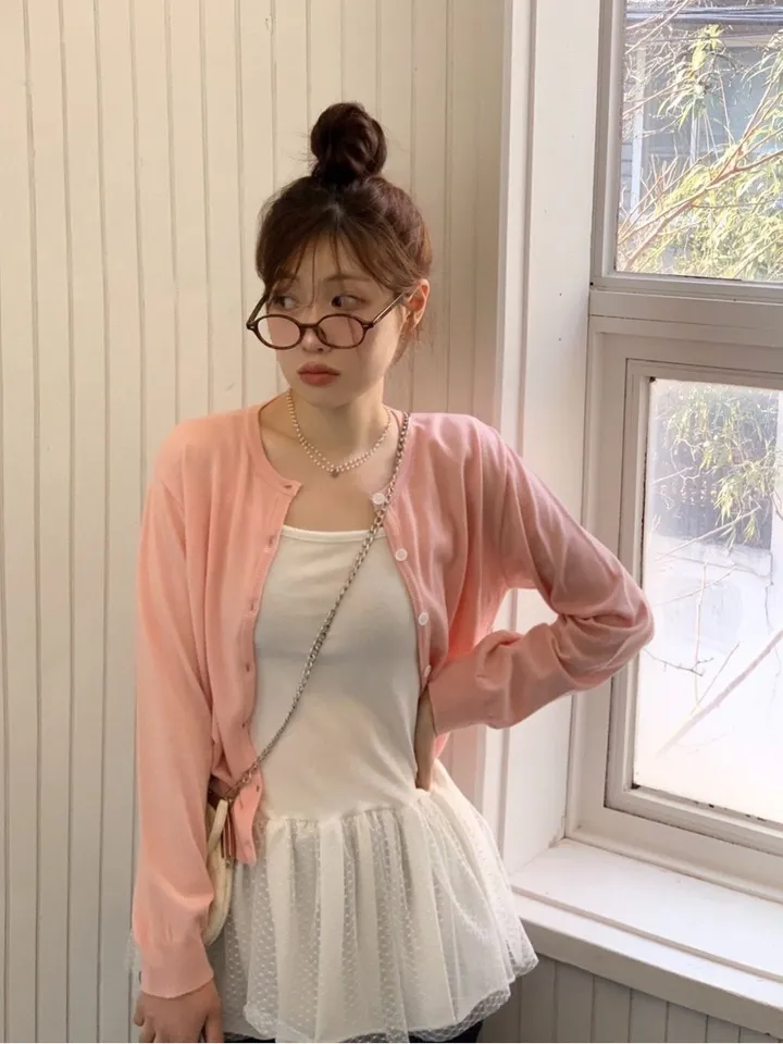 [부드러워요🌸여리핏]도화 여리 루즈핏 데일리 버튼 소프트 니트 가디건 6color 상세 이미지 26