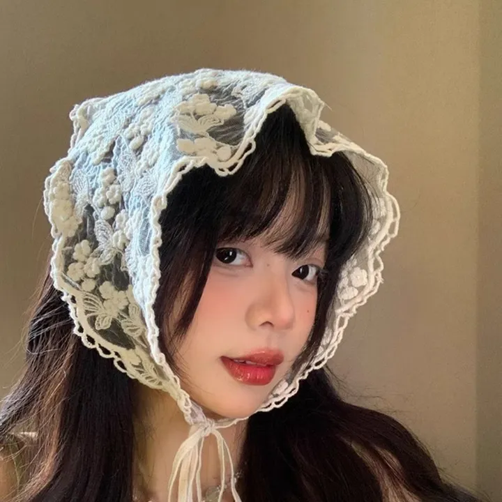 🔥휴양지룩/바캉스룩🔥 바캉스 레이스 반다나 상세 이미지 7