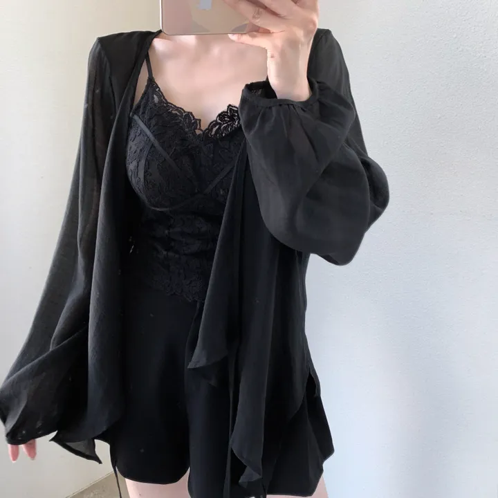 실루엣 썸머 시스루 가디건 상세 이미지 19