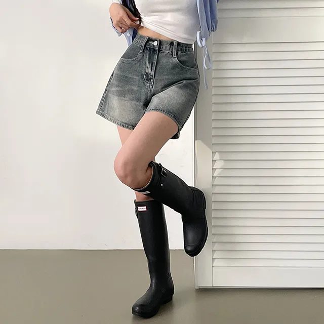 [컬러추가!/~2XL까지/made] 핏극찬, 시그니처 빈티지 데님숏팬츠 청반바지 4color 상세 이미지 15