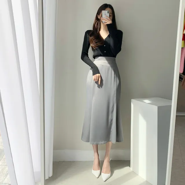 [묶음할인] 소프트 촉감 브이넥 글램핏 골지 가디건 ﻿아이보리 베이지 블랙 연두 소라 핑크 연보라 와인 카키 겨자 에메랄드 개강룩 새내기룩 봄 벚꽃룩 꽃놀이룩 개강여신 상세 이미지 92