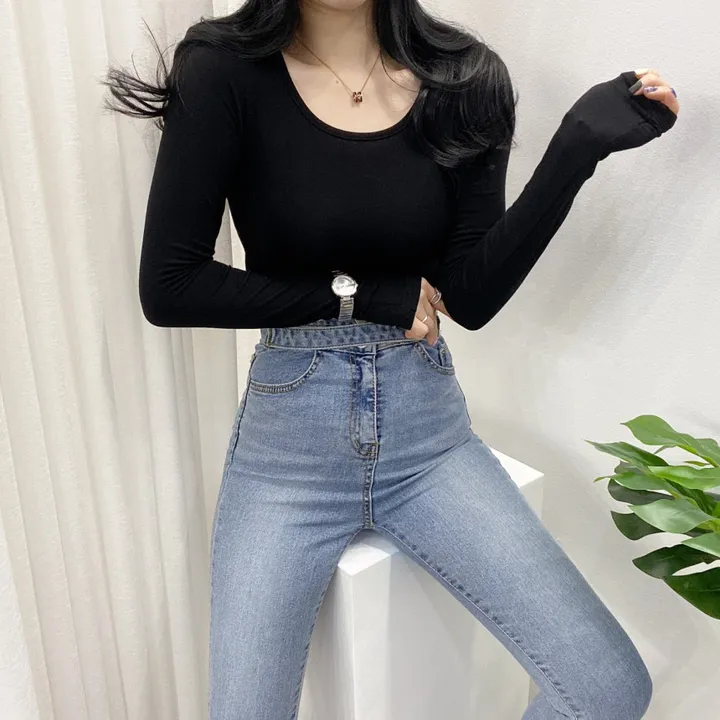 🚀당일발송🚀[묶음할인/10컬러] 봄 가을 말랑 유넥 긴팔 티셔츠 이너티 상세 이미지 62