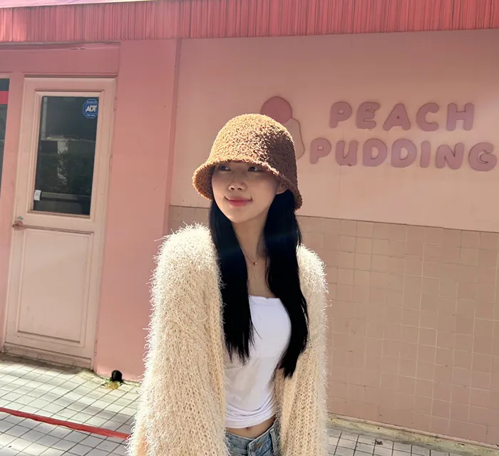 [당일배송]루킨포자체생산[특가세일]무지 뽀글이 벙거지 [묶음세일]뽀송이 양털 니트 버킷햇 모자 4color(블랙칼라-2000원) 상세 이미지 25