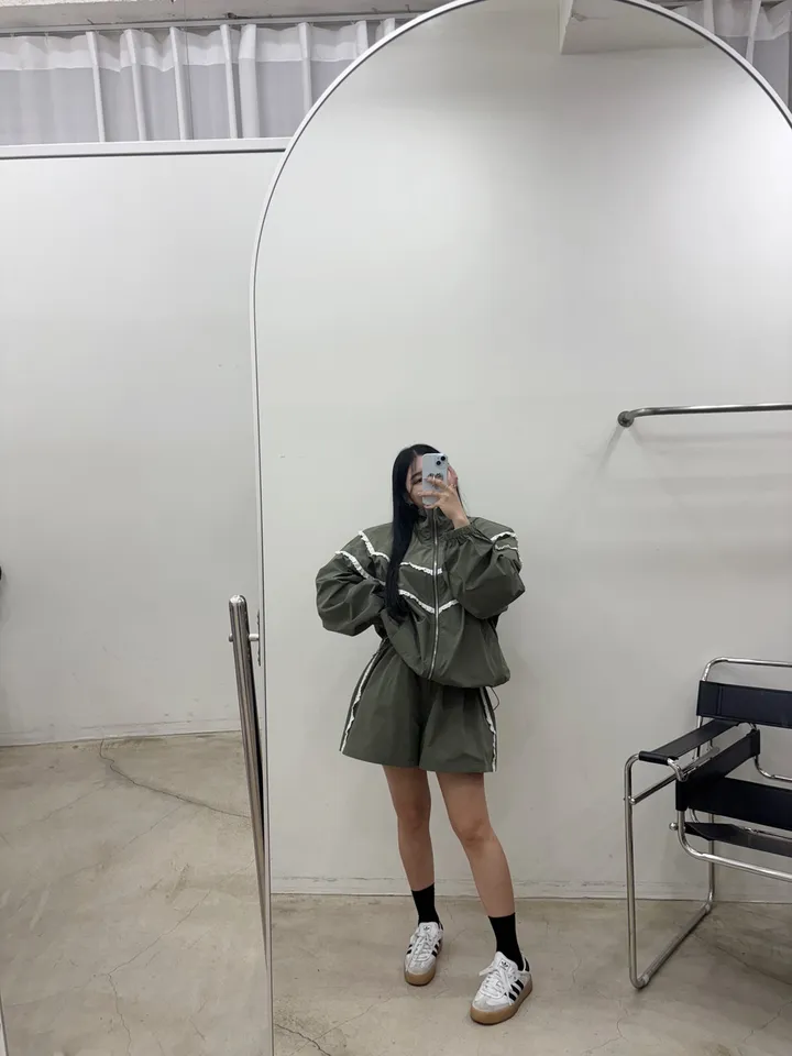 세트할인 / 레이스 오버핏 점퍼 아노락세트 4col 상세 이미지 20