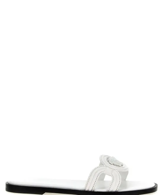 25SS 여성 베르사체 뮬 슬리퍼 1018364DVT2P1W560