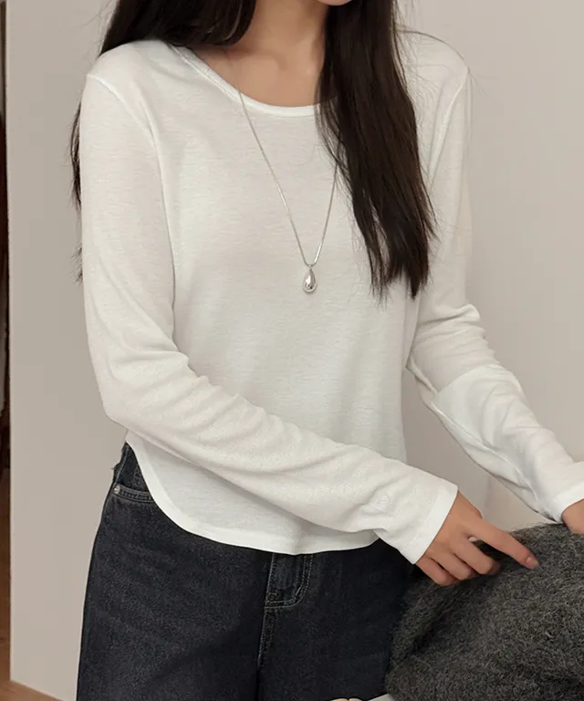 [制作] [Tシャツ、長袖]きれいですが、リラックスしています。Tシャツ 84141ビッグサイズの女性衣料品