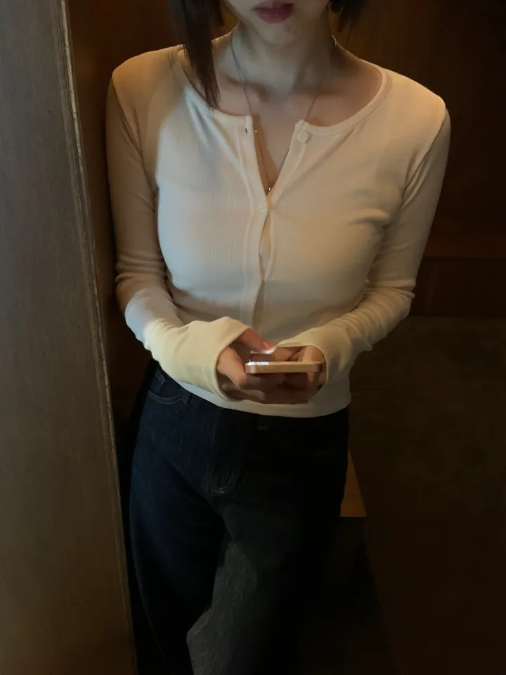 리유 슬림 나시 가디건 세트 상세 이미지 8