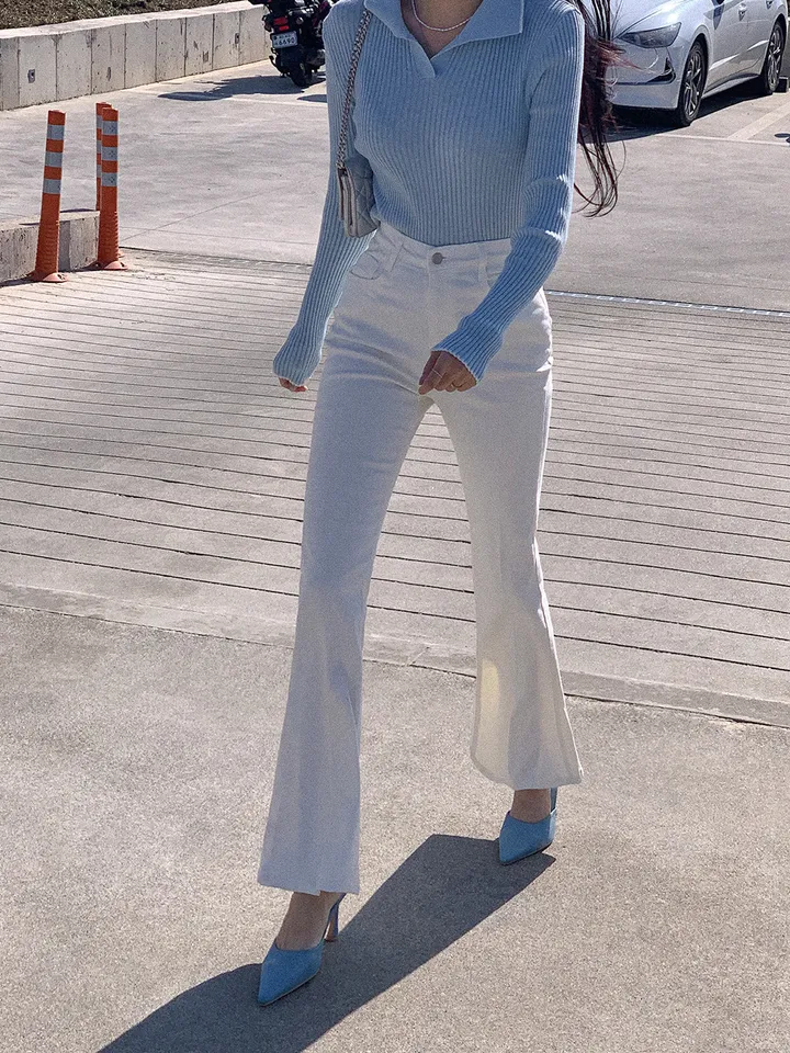 단독) 볼링레직기밴딩부츠컷 pants 💗2ver.숏/롱 (xs사이즈,숏기장 추가!) 상세 이미지 32