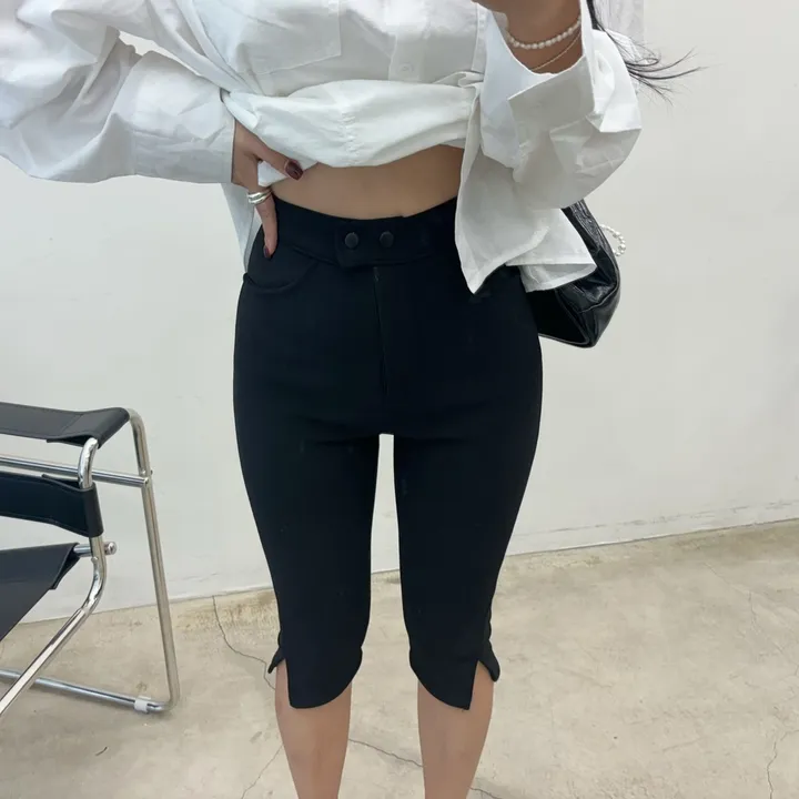 S,M / 핏보장 / 또또 트임 7부 레깅스 팬츠 1col 상세 이미지 12