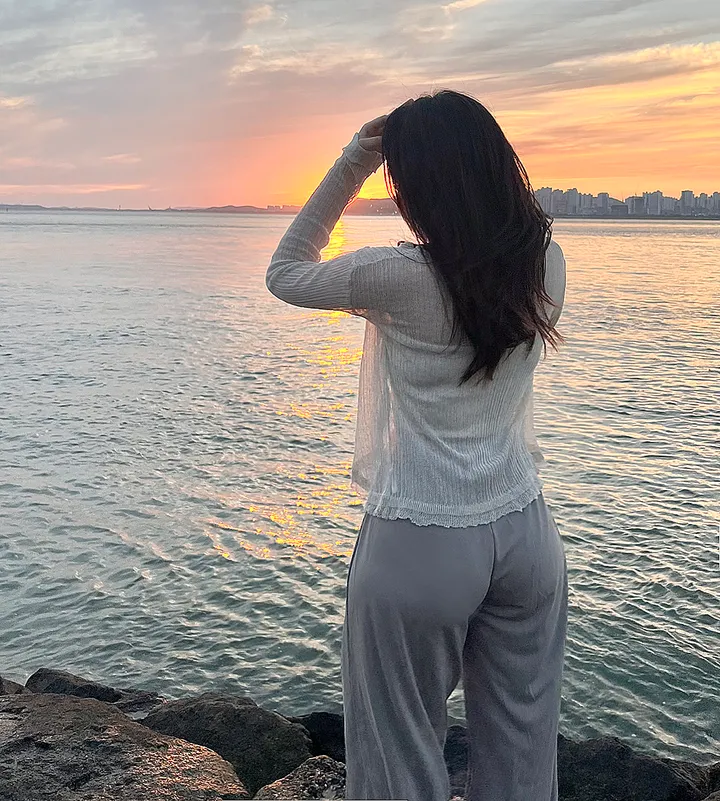 [가디건 SET] 재인 오트밀 크롭 탑 레이스 시스루 투피스 세트 상세 이미지 25