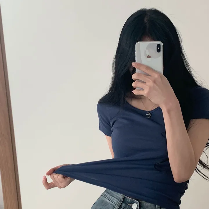 [1+1추가할인🤍/13컬러] 데일리 기본 유넥 반팔티 상세 이미지 11
