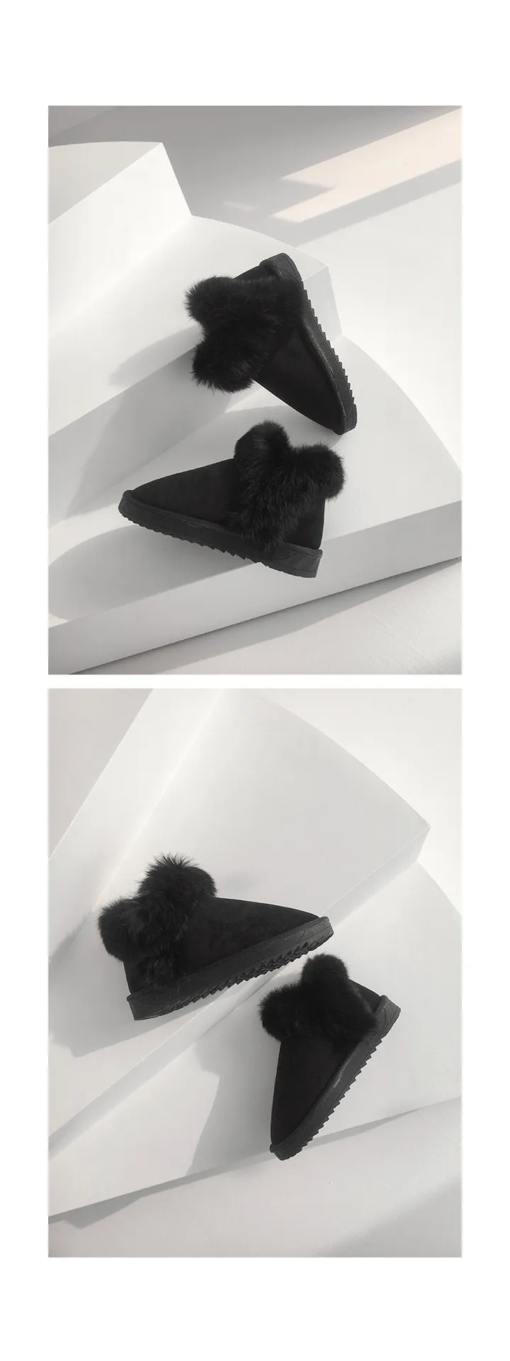 [자체제작/당일발송] 프랑 리얼퍼 숏 앵클 부츠(3cm) 상세 이미지 29