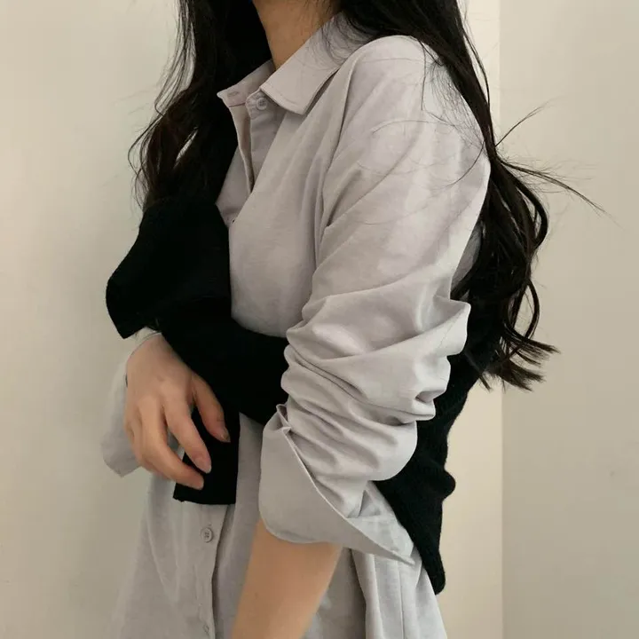 [컬러추가] 고급스러운, 옥스포드 박시핏 셔츠;7col 상세 이미지 9