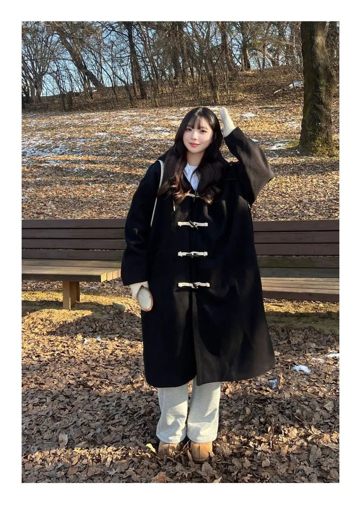 [최저가/숏&롱] 떡볶이 후드 겨울 가을 코트 고퀄리티 남녀공용 아우터 자켓 오버핏 빅사이즈 커플룩 시밀러룩 상세 이미지 20