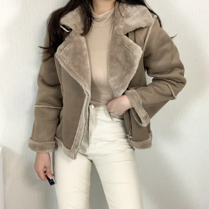 [🚚당일발송/재입고완료/작년완판] 스웨이드 라이더 숏 무스탕 상세 이미지 40