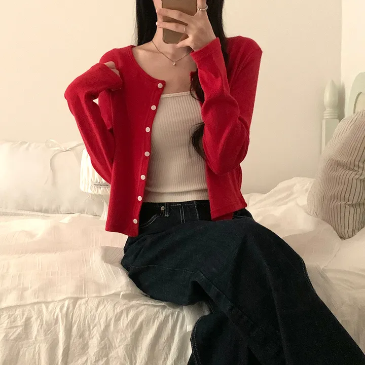 로로 펀칭 가디건 (8color) 상세 이미지 99