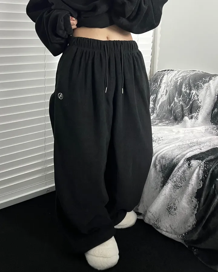 [주문폭주🔥1800장돌파🙏🏻]제로 후리스 롱와이드 팬츠👖[6color/세트가능][후리스팬츠/롱팬츠/트레이닝/후리스/와이드팬츠/츄리닝] 상세 이미지 131