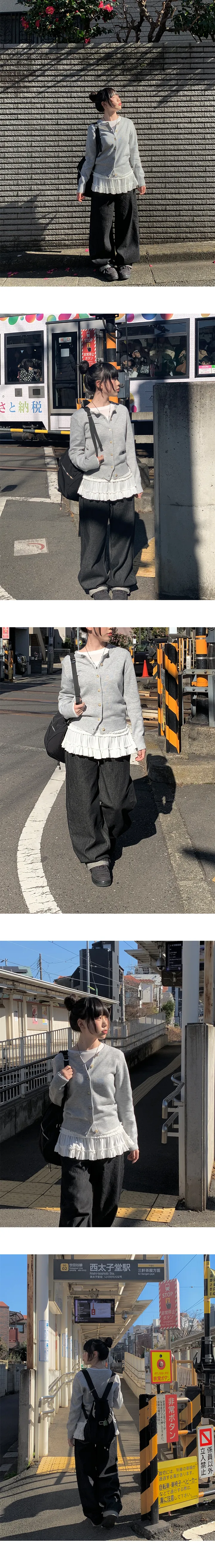[기획🖤/데일리] 디코 베이직 라운드 가디건 (4color) 상세 이미지 15