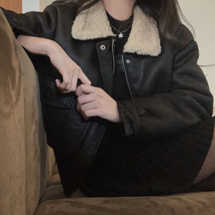 [양털안감🖤/겨울무스탕]고급빈티지무드, 소프트 스웨이드 양털 무스탕 점퍼 자켓 상세 이미지 30