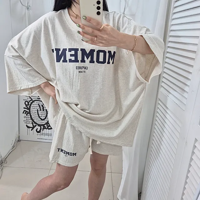 [4COLOR/~3XL] 오버핏 모먼트 트레이닝세트 상세 이미지 9
