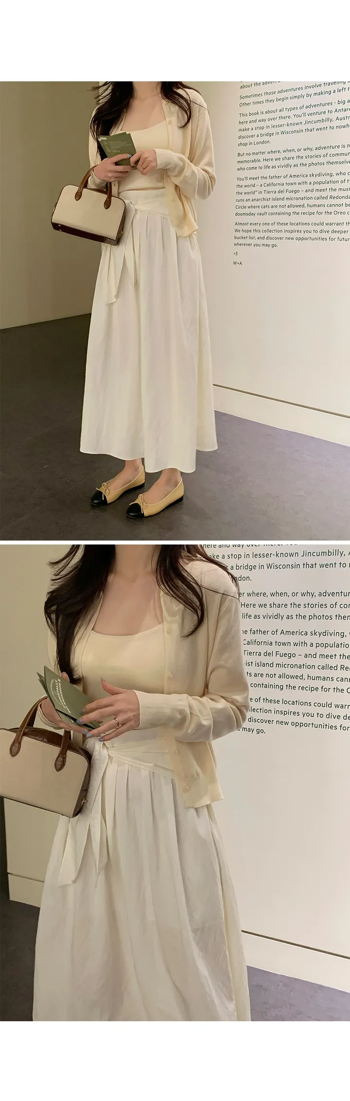 파스텔나시 가디건SET 3color 데일리룩/러블리/나시가디건/가디건set/나시set/셋업/간절기가디건/가디건셋업/슬림핏/니트나시 상세 이미지 2