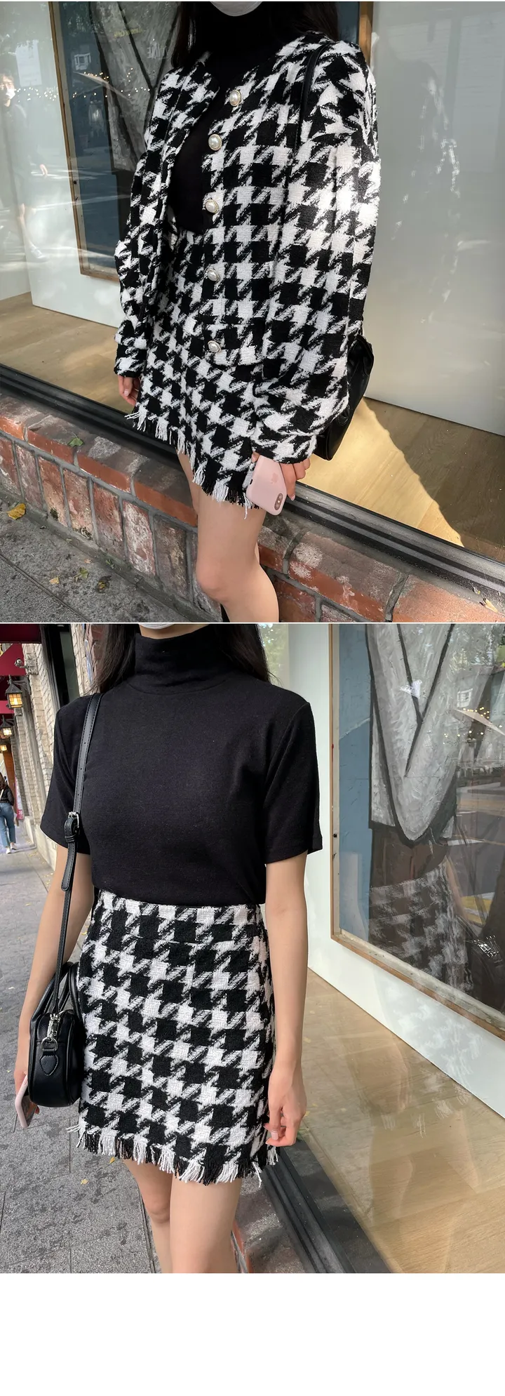 주문폭주[MADE] black pink tweed - set 상세 이미지 26