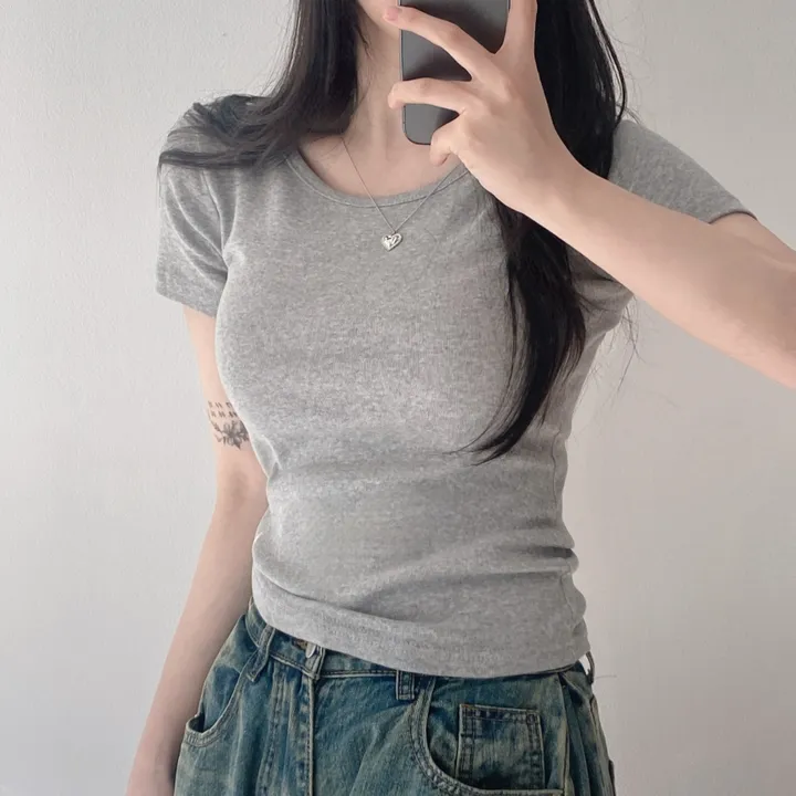 [11color/인생반팔] 코튼 데일리 부드러운 무지 라운드 반팔 기본 티셔츠 - 11color 상세 이미지 33