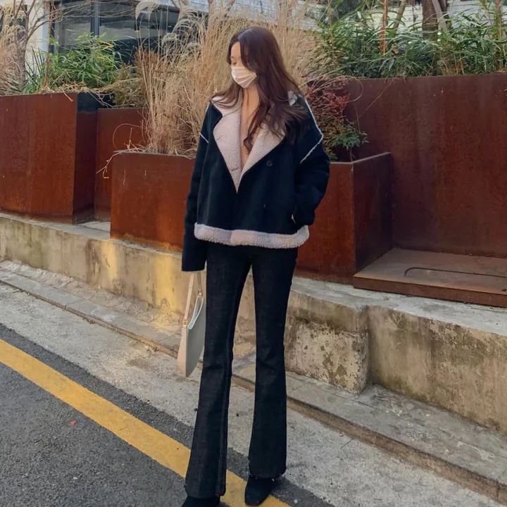 [심쿵핏/털빠짐X] 따뜻 도톰 파스텔 루즈핏 앙고라 모헤어 크롭 브이넥 벌룬 소매 깃털 퍼 니트 가디건 상세 이미지 63