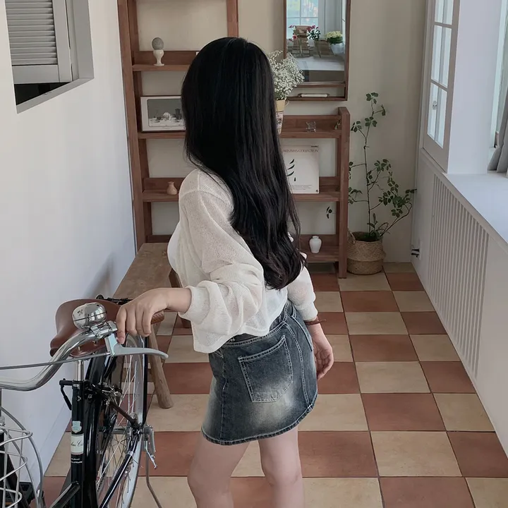 [햇빛차단☀️/블랙 당일출고!] 자체제작 #크치Made 순애 린넨 세미 크롭 볼레로 여름가디건 - cd (장마룩,워터밤,흠뻑쇼 필수템) 상세 이미지 93