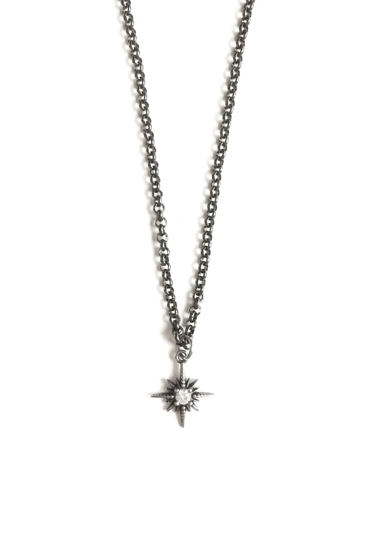 black twinkle necklace 상세 이미지 1