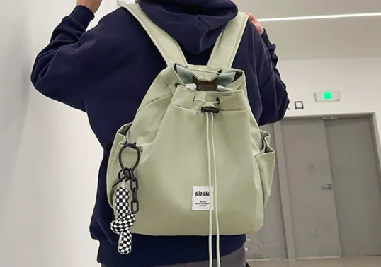 (4컬러/보부상가방)아이패드백팩 나일론 가벼운가방 투웨이백 상세 이미지 9