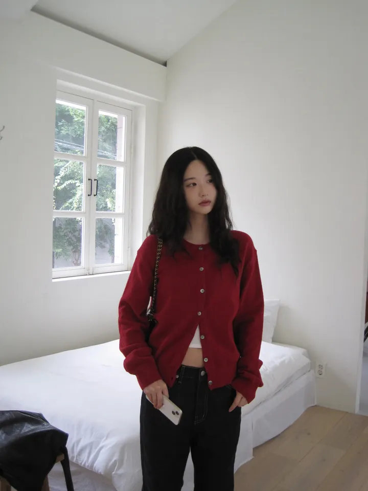 카디건 모델 착용 이미지-S1L91