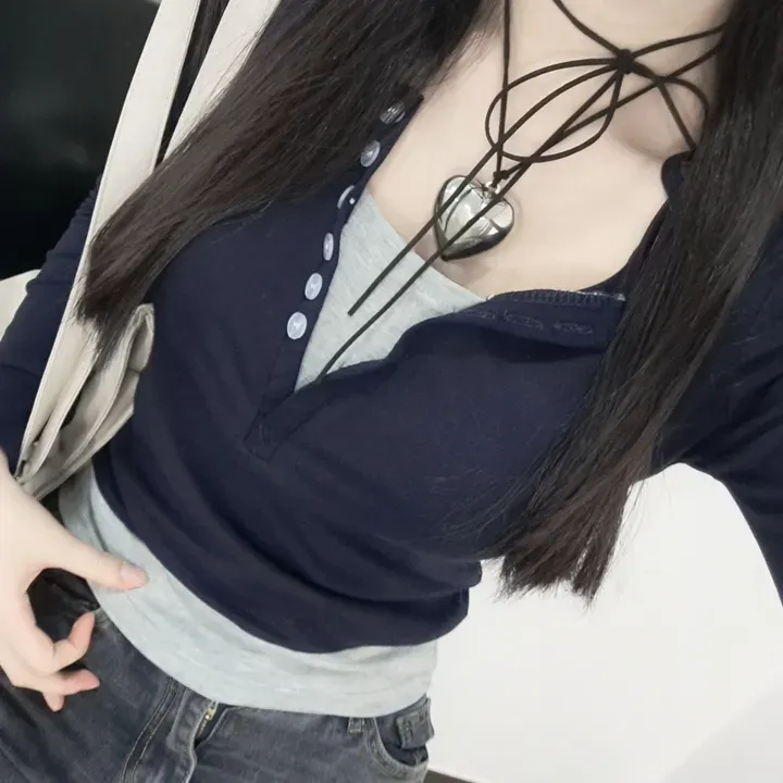[당일발송]볼드 빅 하트 목걸이 초커 무채색 상세 이미지 4
