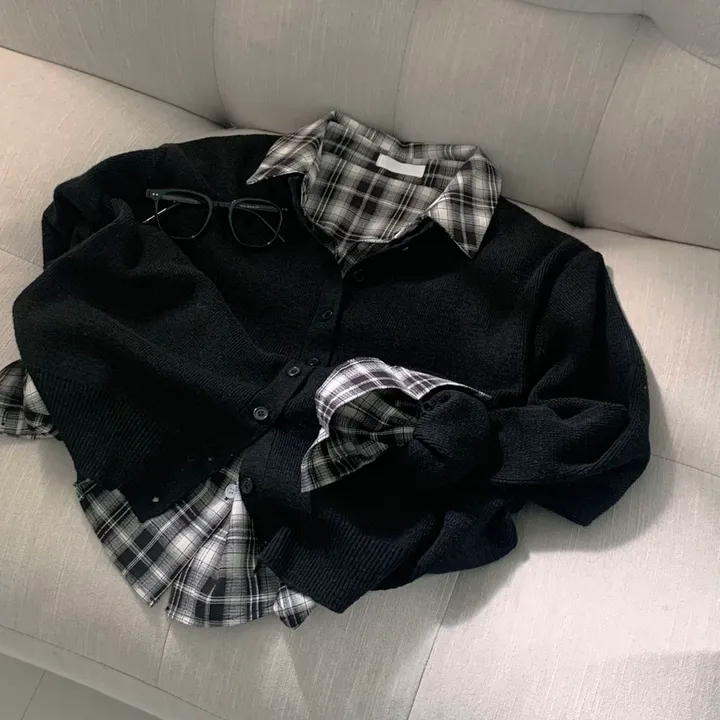 [기본템!/주문폭주🤍]기본에 충실한,시즌리스 베이직 라운드 크롭 스탠다드핏 가디건 상세 이미지 28