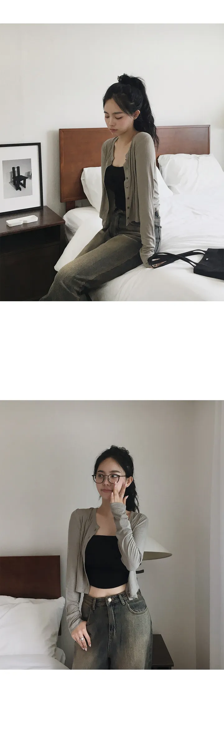 [🤎후들핏/빈티지데님] 모어와이드 에어소프트 데님팬츠 (+베이직/롱ver) - 4 size (SLOWMADE/자체제작/키작녀/키큰녀/고퀄리티/디테일/와이드팬츠/기본템/웰메이드) 상세 이미지 48