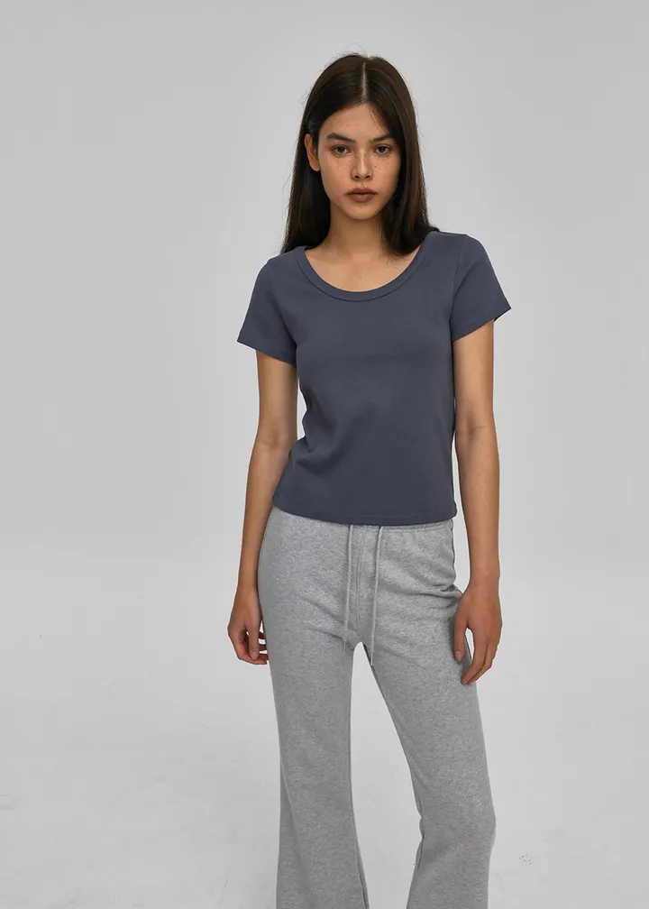 [17만장판매] [B-BASIC] 스탠다드 유넥 반팔티 (2SIZE) [반소매 데일리 기본 상의 자체제작 기본티 봄 새학기 개강] 상세 이미지 14